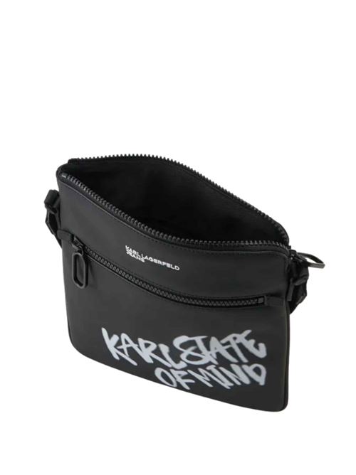 Borsello in ecopelle con stampa graffiti Karl Lagerfeld jeans | B3M30227999